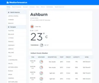 Weatherforecast.cc(Worldwide and Local Weather from Weather Forecast and) Screenshot
