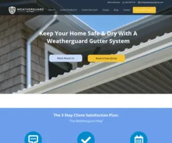 Weatherguardgutters.com(Weatherguard Gutters) Screenshot