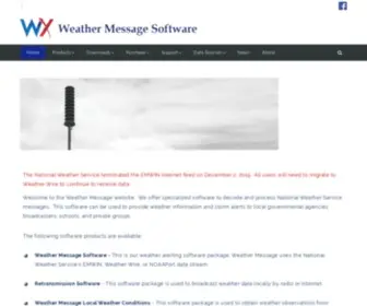 Weathermessage.com(Weather Message Software LLC) Screenshot