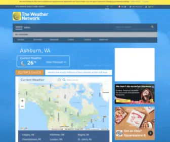 Weathernetwork.ca(The Weather Network) Screenshot