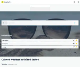 Weatherpro.com(Weatherpro) Screenshot
