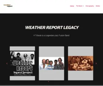 Weatherreportmusic.com(Weather Report Music) Screenshot