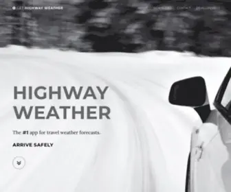 Weatherroute.io(Highway Weather App) Screenshot