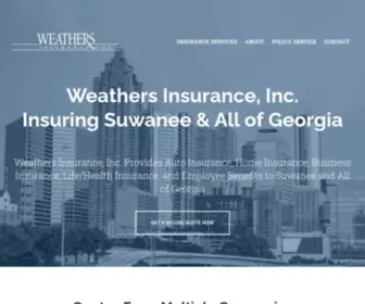 Weathersinsurance.com(Weathers insurance) Screenshot