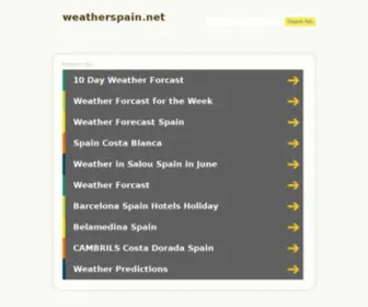Weatherspain.net(Dolores And Almoradi Costa Blanca Spain Spain Live Weather Forecast) Screenshot