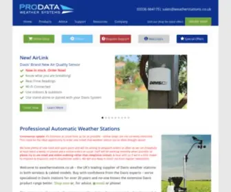 Weatherstations.co.uk(Prodata Weather Systems) Screenshot