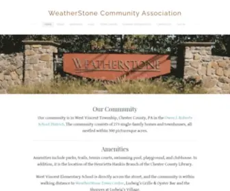 Weatherstonechestersprings.com(Chester Springs) Screenshot