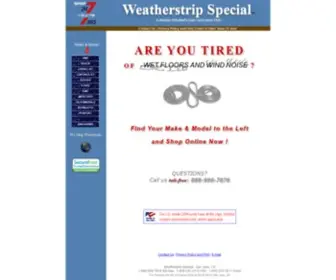 Weatherstripspecial.com(Weatherstrip Special) Screenshot