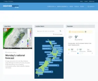 Weatherwatch.co.nz(New Zealand's Weather News Authority) Screenshot