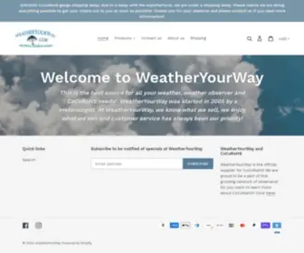 Weatheryourway.com(Weather) Screenshot