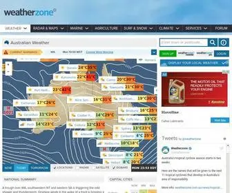 Weatherzone.com.au(Australia 7 Day Forecasts & Weather Radar) Screenshot