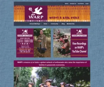 Weavearealpeace.org(Weave a Real Peace) Screenshot