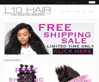 Weavediscount.com(L10 Hair) Screenshot