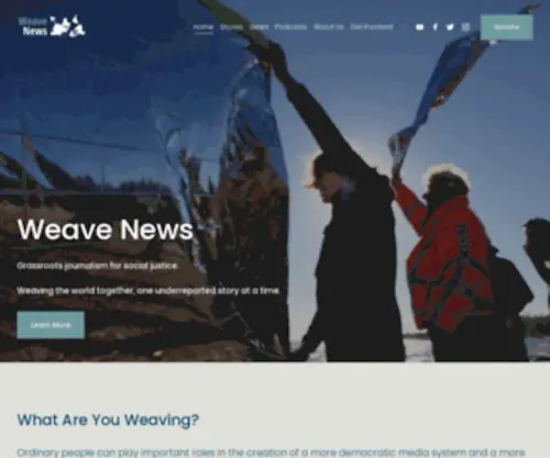 Weavenews.org(Weave News) Screenshot