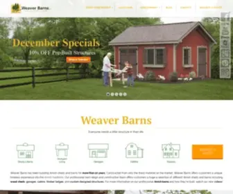 Weaverbarns.com Screenshot