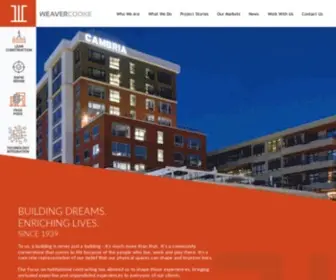 Weavercooke.com(Construction services) Screenshot