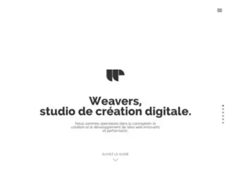 Weavers.fr(Studio de création digitale à Aix en Provence) Screenshot