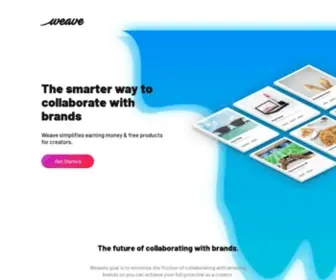 Weavesocial.com(The Smarter Affiliate Platform) Screenshot