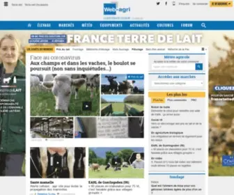 Web-Agri.fr(Actualité) Screenshot