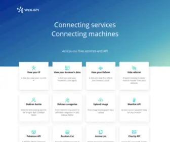 Web-API.eu(Connecting services) Screenshot