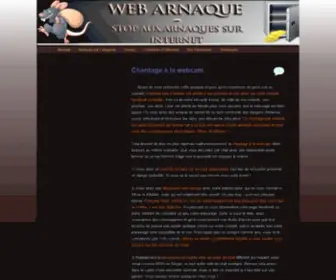 Web-Arnaque.com(Les arnaques sur internet) Screenshot