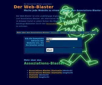 Web-Blaster.org(Mache jede Website zu einem Portal in den Assoziations) Screenshot