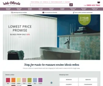 Web-Blinds.com(Shop 100s of Gorgeous Designs Online Today for Less) Screenshot
