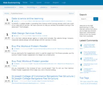 Web-Bookmarking.com(Web Bookmarking) Screenshot