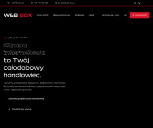 Web-Box.pl(Agencja kreatywna) Screenshot