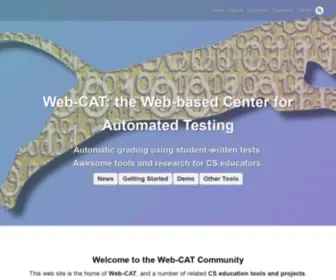 Web-Cat.org(Computer Science WordPress) Screenshot