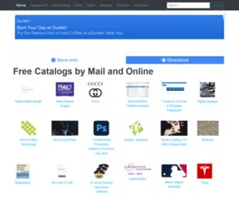 Web-Catalogs.com(Free Catalogs by Mail and Online) Screenshot