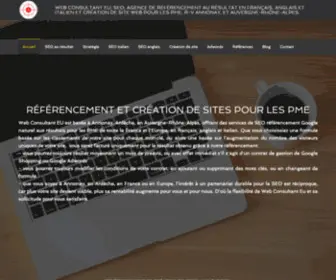 Web-Consultant.eu(Web consultant SEO) Screenshot