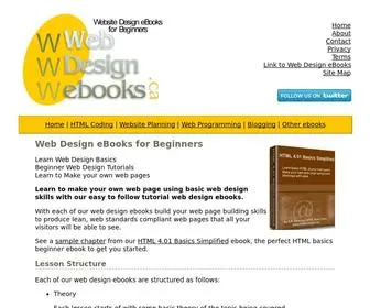 Web-Design-Ebooks.ca(Web Design eBooks for Beginners) Screenshot