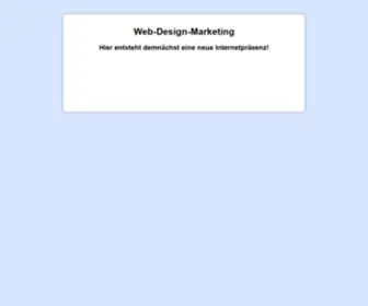 Web-Design-Marketing.de(Webdesign) Screenshot