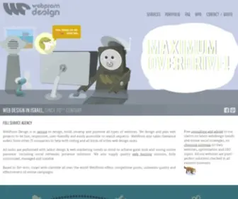 Web-Design.co.il(Web Design in Tel Aviv) Screenshot