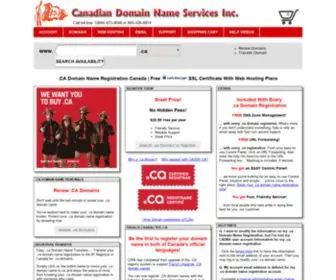 Web-Design.net(Canadian Domain Name Services Inc) Screenshot