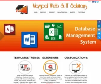 Web-Designer-Auckland.com(Magical Web and IT Solutions) Screenshot