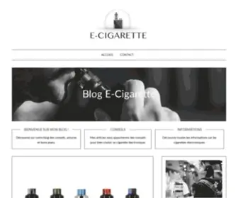 Web-Ecigarette.com(Blog E) Screenshot