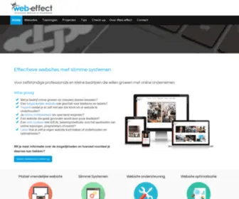 Web-Effect.nl(Groei door online ondernemen met een effectieve website en training) Screenshot