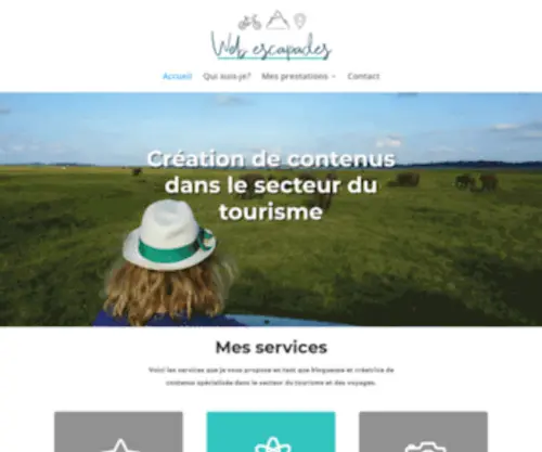 Web-Escapades.fr(Création de contenus dans le domaine du tourisme) Screenshot