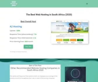 Web-Finder.co.za(Best Web Hosting Companies in South Africa Compared 2019) Screenshot