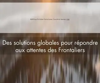 Web-Frontalier.com(Votre vie) Screenshot