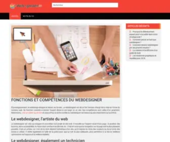 Web-Garden.be(Fonctions et compétences du webdesigner) Screenshot