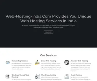 Web-Hosting-India.com(Web Hosting India) Screenshot