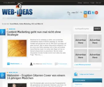 Web-Ideas.de(Social Media) Screenshot