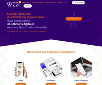 Web-ID.fr(Web^ID, développement web et mobile sur-mesure) Screenshot