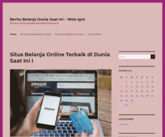 Web-Igre.com(Berita Belanja Dunia Saat Ini) Screenshot