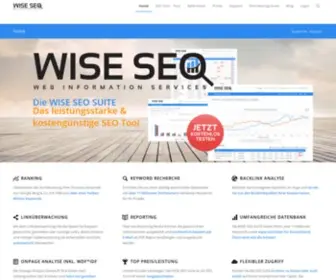 Web-Information-Services.de(WISE SEO Suite zur Ranking) Screenshot