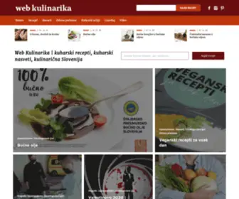 Web-Kulinarika.si(Web Kulinarika) Screenshot