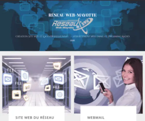 Web-Mayotte.com(Réseau Web) Screenshot